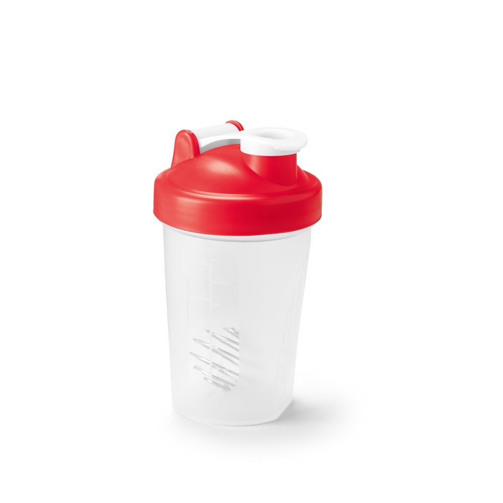 Shaker em HDPE com tampa flip top em PP 550 mL