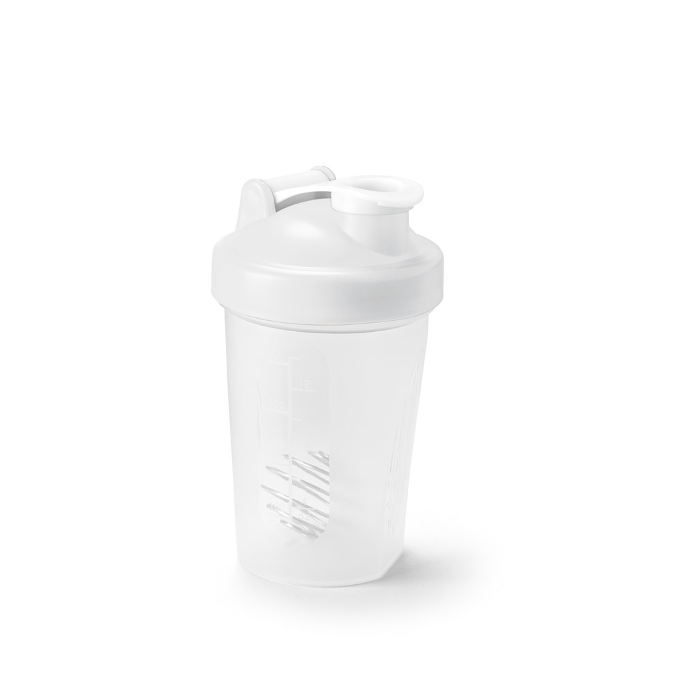 Shaker em HDPE com tampa flip top em PP 550 mL