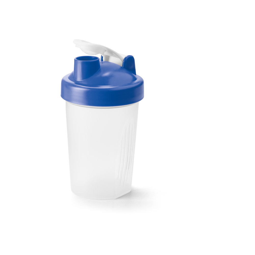 Shaker em HDPE com tampa flip top em PP 550 mL