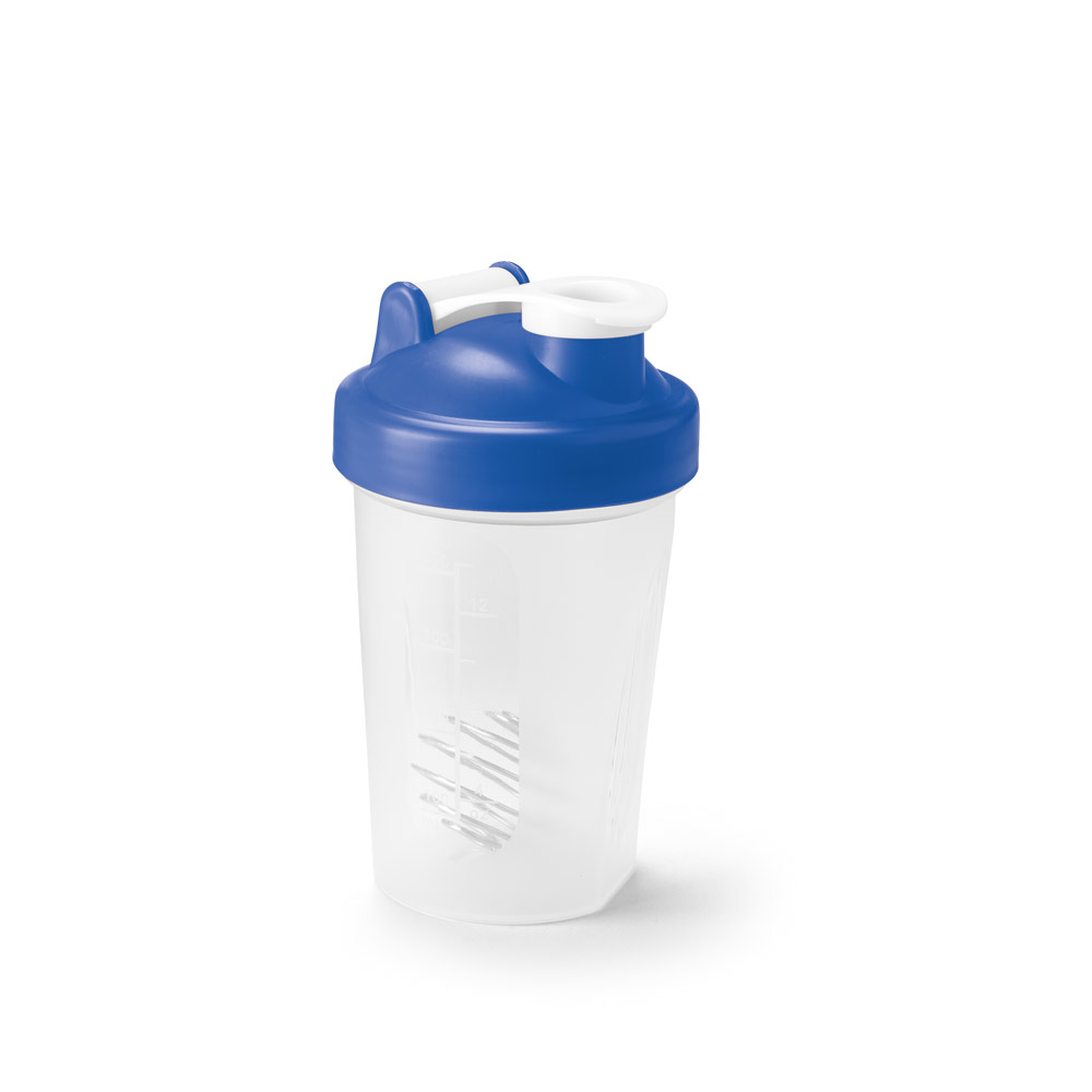 Shaker em HDPE com tampa flip top em PP 550 mL