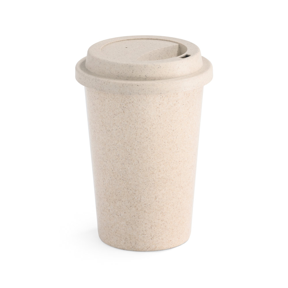 Copo para viagem em fibra de bambu (60%) e PP (40%) 450 mL