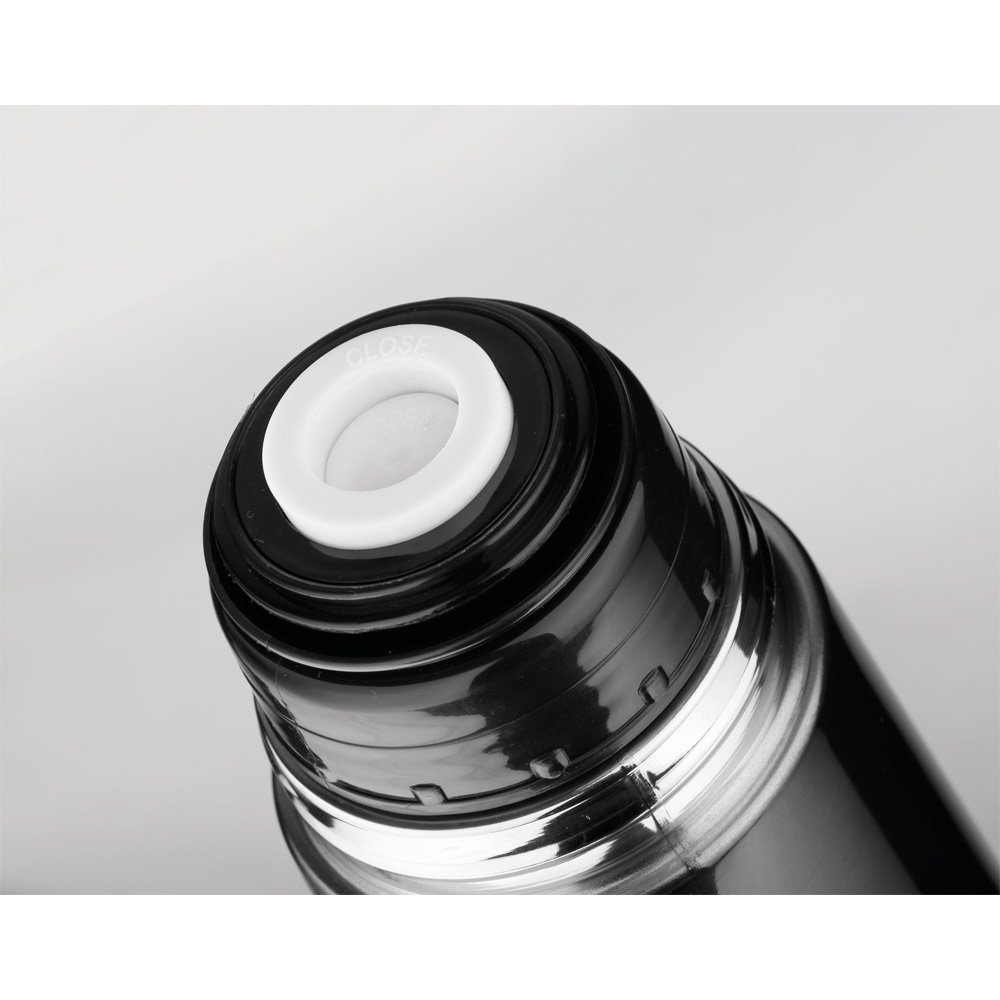 Garrafa em aço inox de parede dupla térmica, isolada a vácuo 750 mL