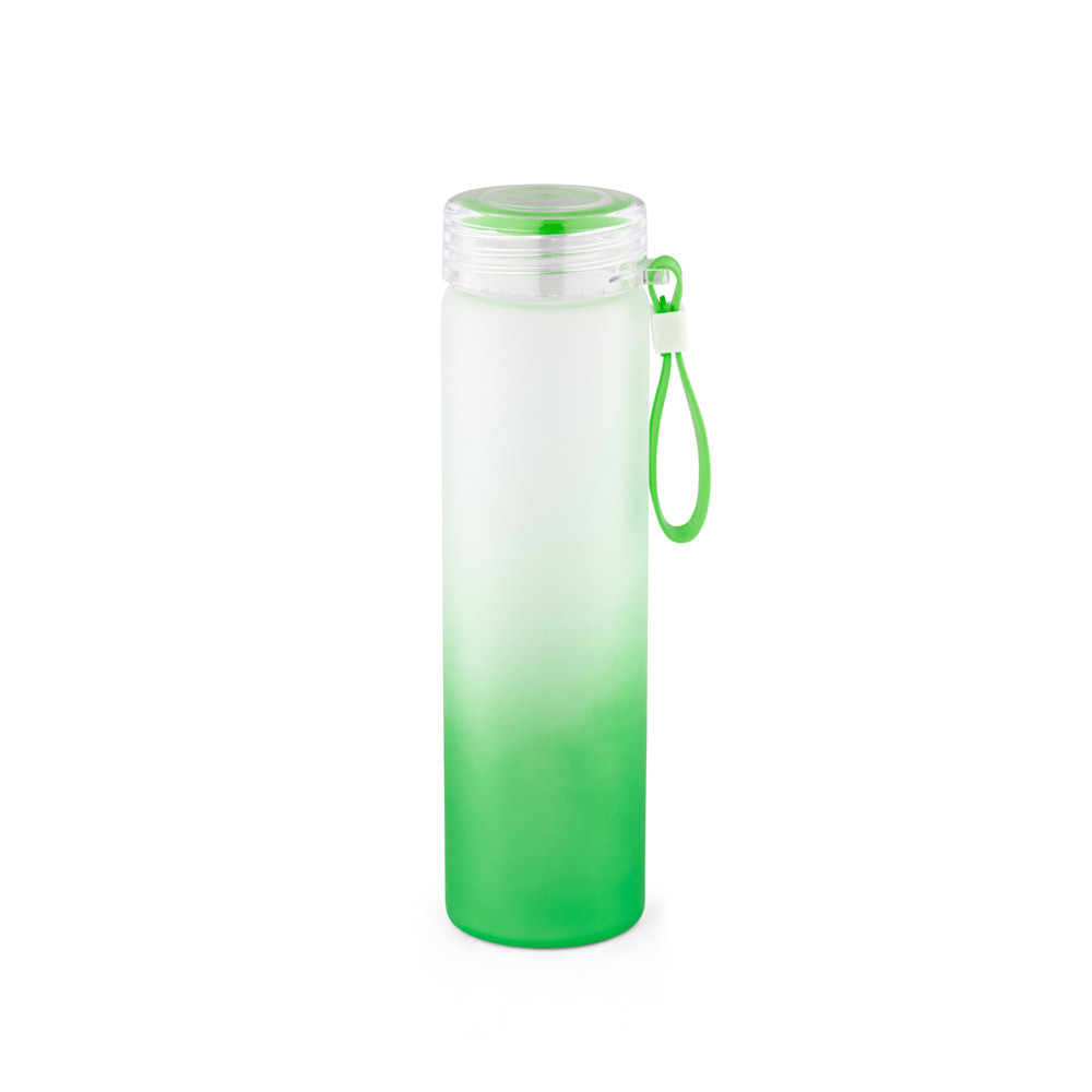 Squeeze em vidro borossilicato e tampa em AS com alça 470mL