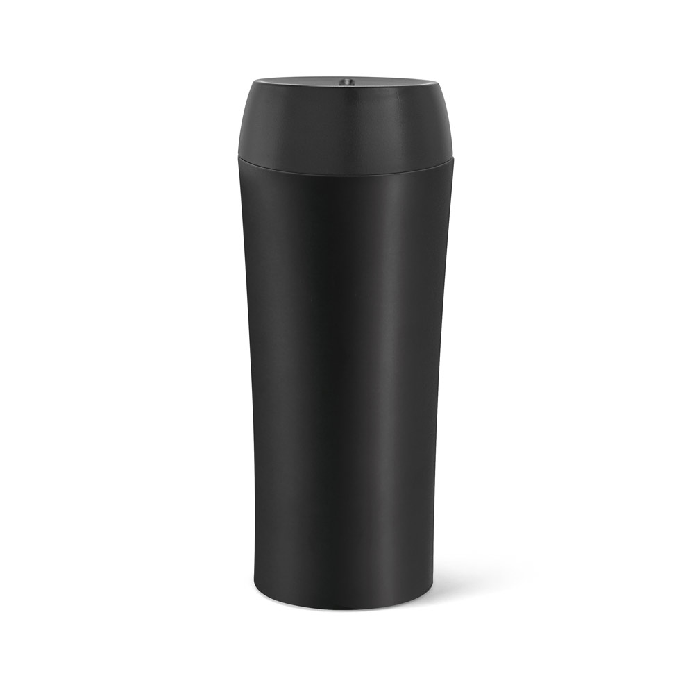 Copo de viagem em aço inox, térmico com parede dupla isolada a ar 470 mL