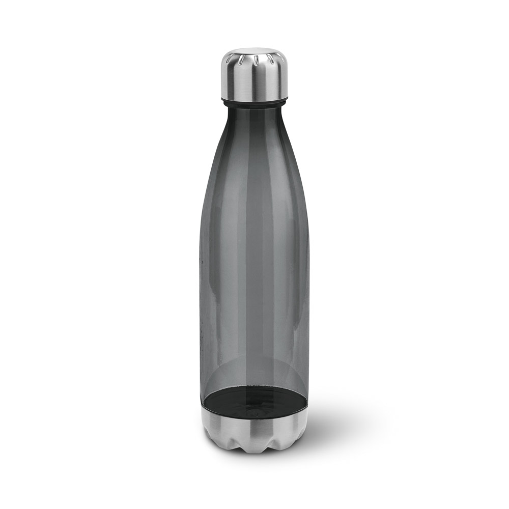 Squeeze em AS, com tampa e base em aço inox 700 mL
