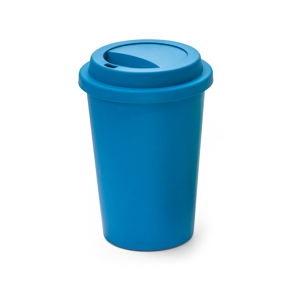 Copo para viagem em fibra de bambu (60%) e PP (40%) 450 mL