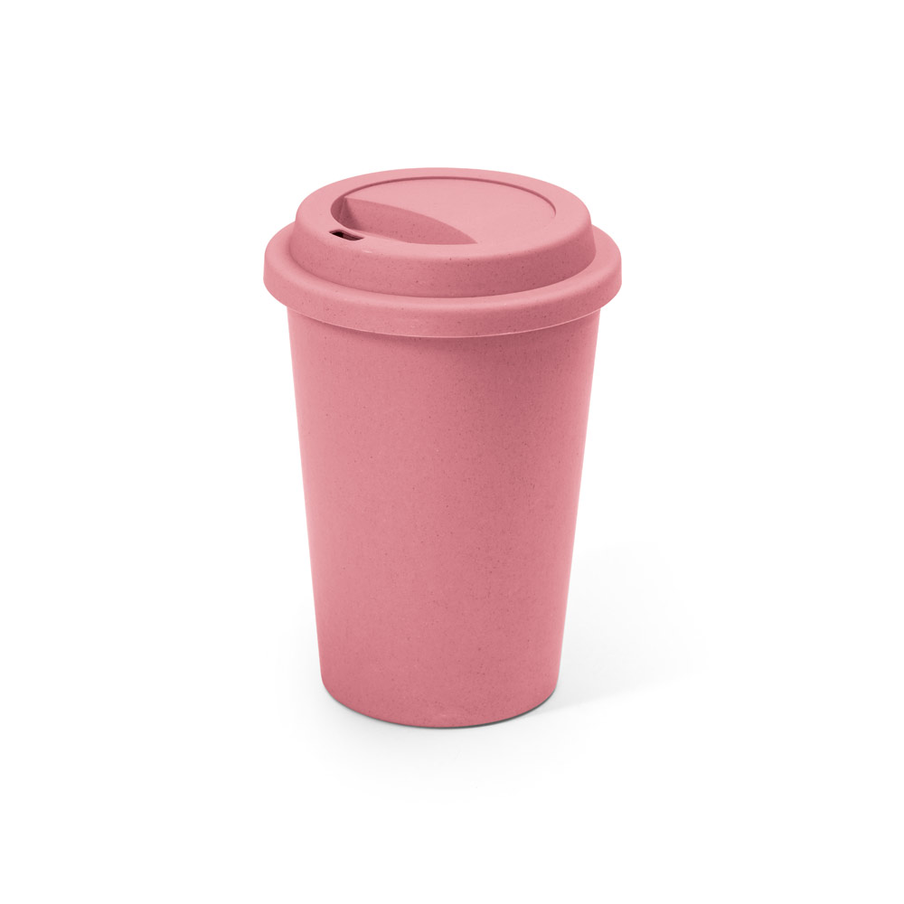 Copo para viagem em fibra de bambu (60%) e PP (40%) 450 mL