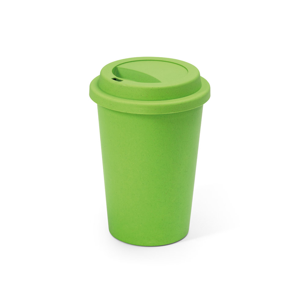 Copo para viagem em fibra de bambu (60%) e PP (40%) 450 mL