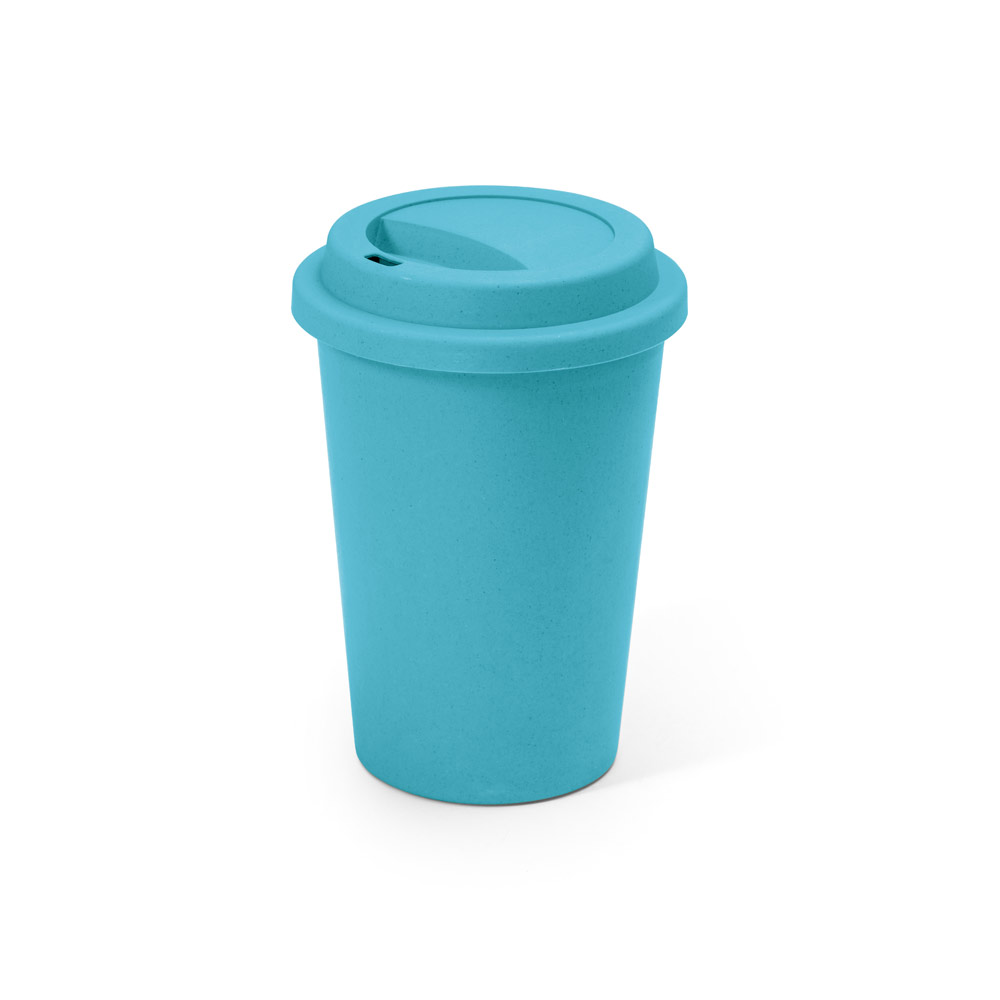Copo para viagem em fibra de bambu (60%) e PP (40%) 450 mL