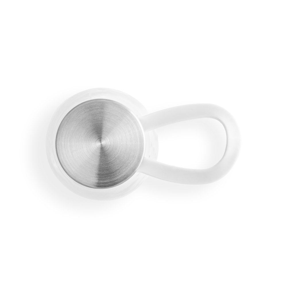 Squeeze em PET 100% reciclado com alça de silicone 590 mL