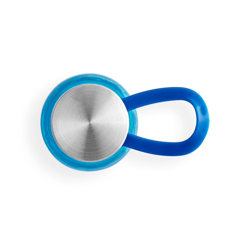 Squeeze em PET 100% reciclado com alça de silicone 590 mL