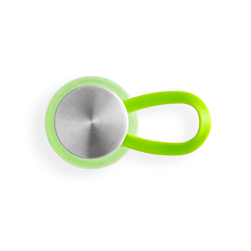 Squeeze em PET 100% reciclado com alça de silicone 590 mL