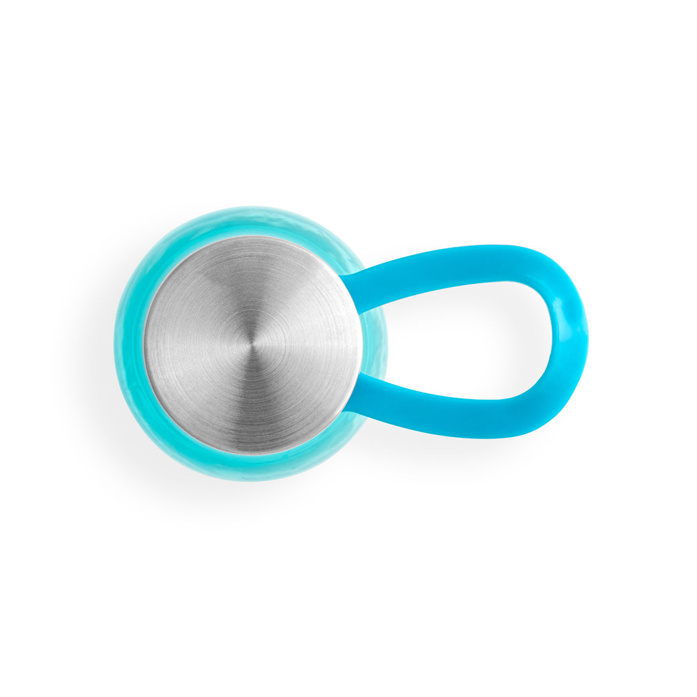 Squeeze em PET 100% reciclado com alça de silicone 590 mL