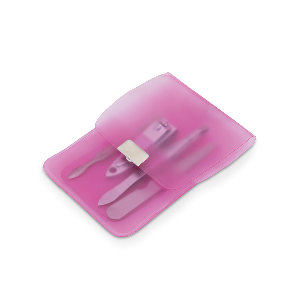 Kit de manicure de 4 peças para manicure em bolsa de PVC