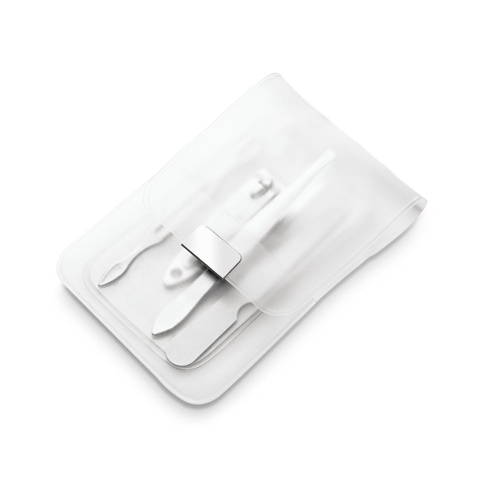 Kit de manicure de 4 peças para manicure em bolsa de PVC