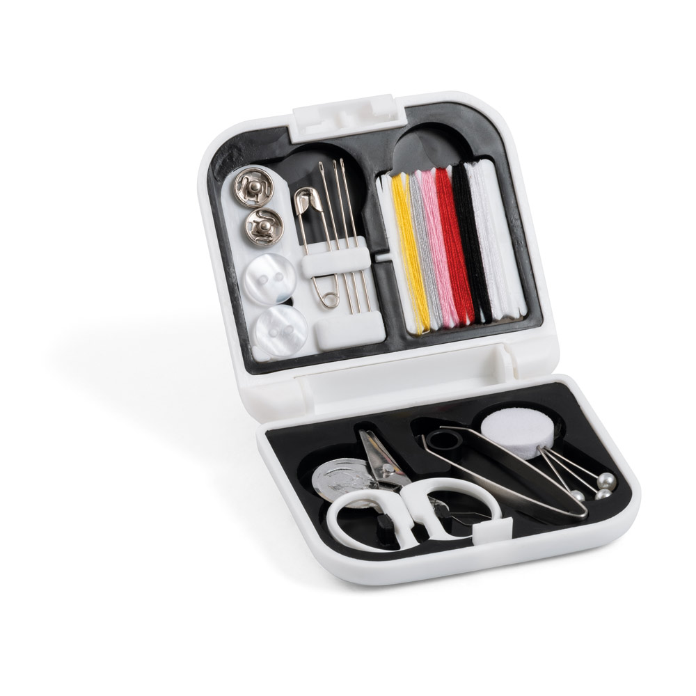 Kit de costura prático e leve para viagem