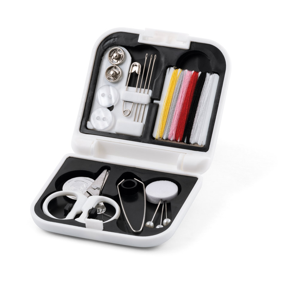 Kit de costura prático e leve para viagem