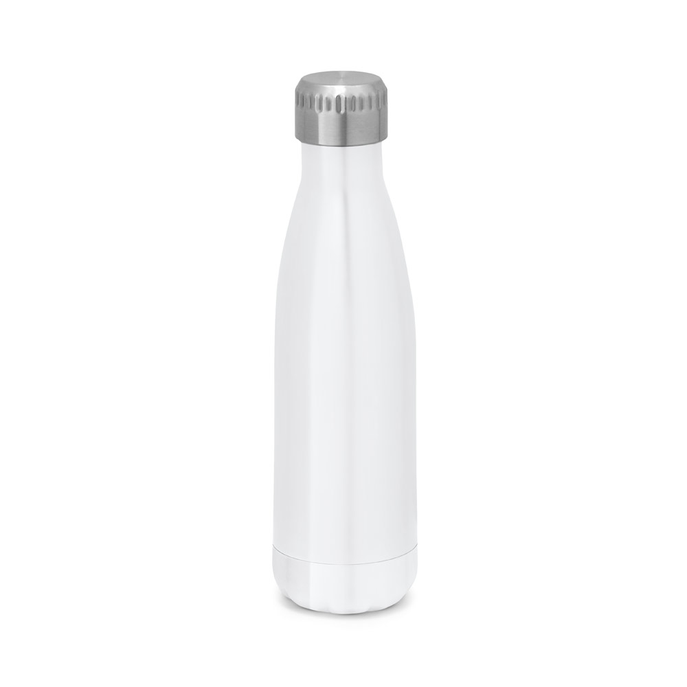 Garrafa para sublimação em aço inox de parede dupla térmica, isolada a vácuo, com tampa em aço inox 510 mL