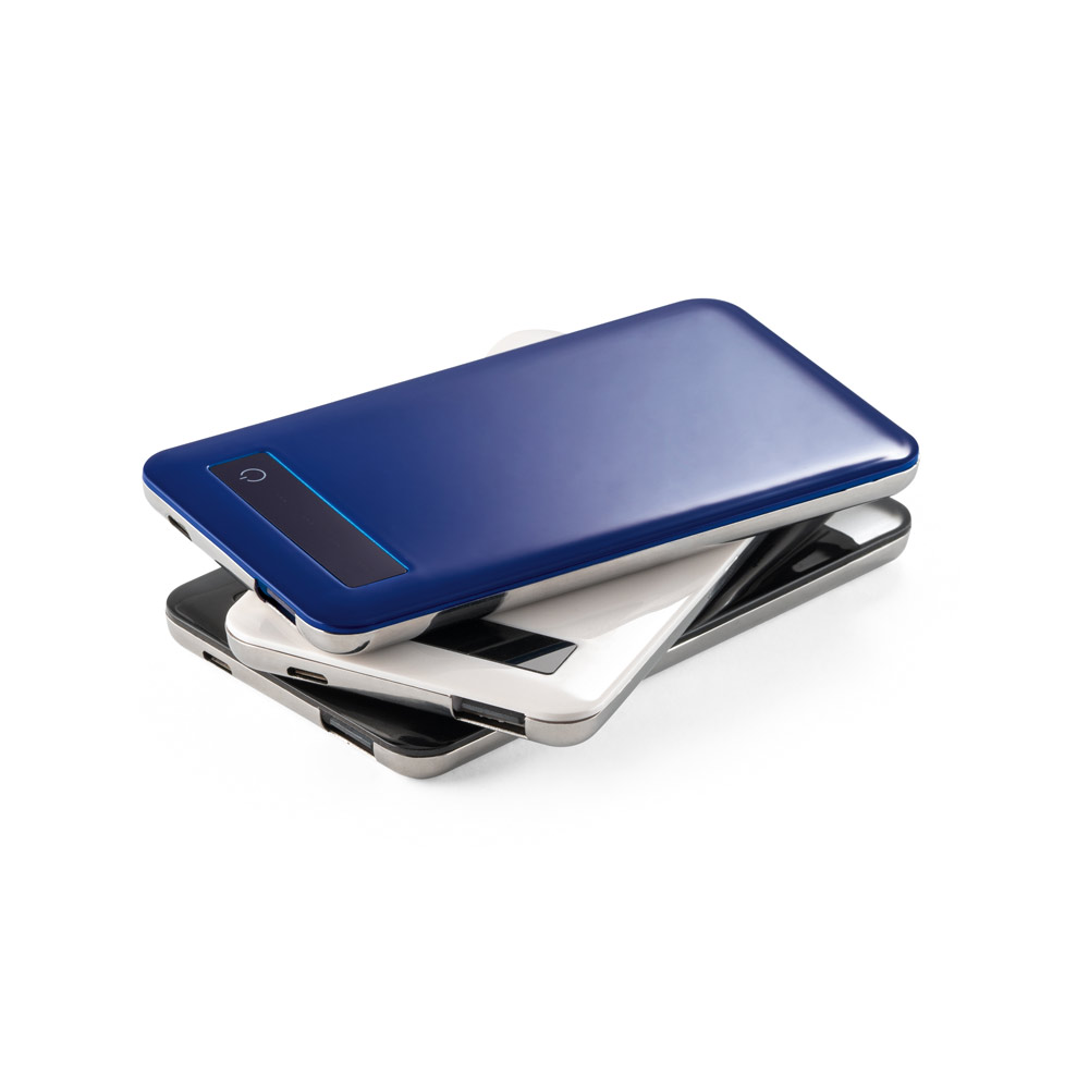 Bateria portátil com ecrã touch e indicador de carga 4'000 mAh