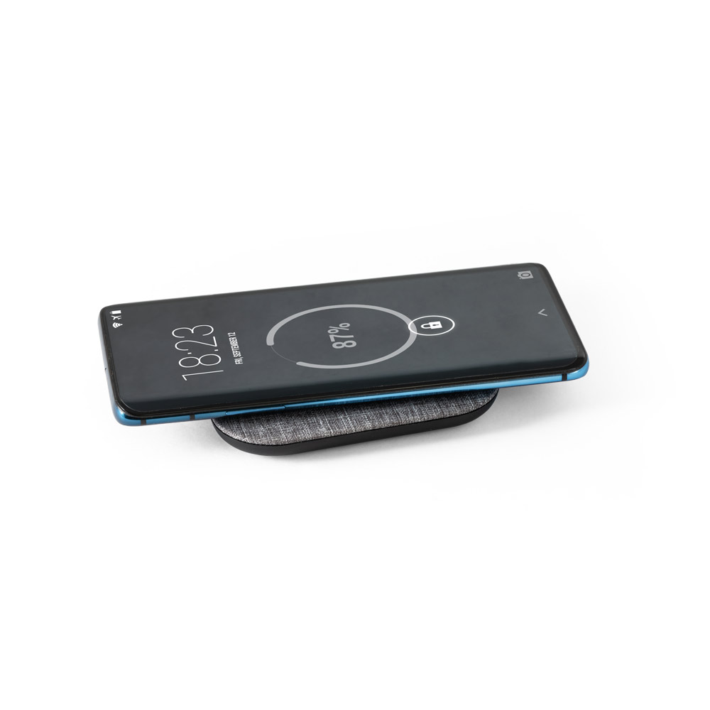Carregador wireless em PET 100% reciclado