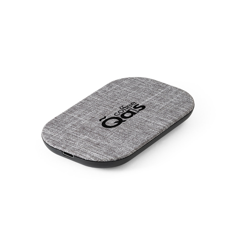 Carregador wireless em PET 100% reciclado