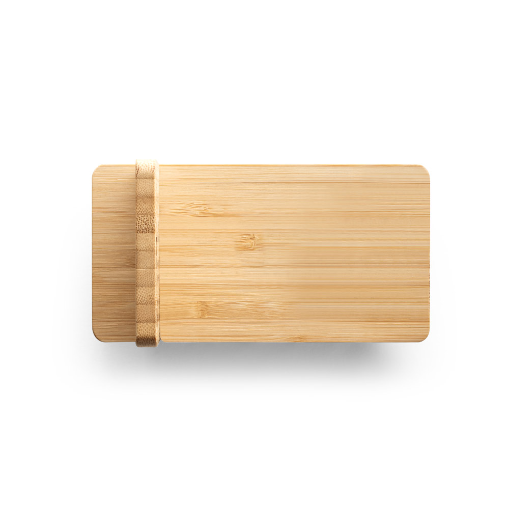 Carregador por indução (wireless) super-rápido e suporte em bambu para smartphone 15 W