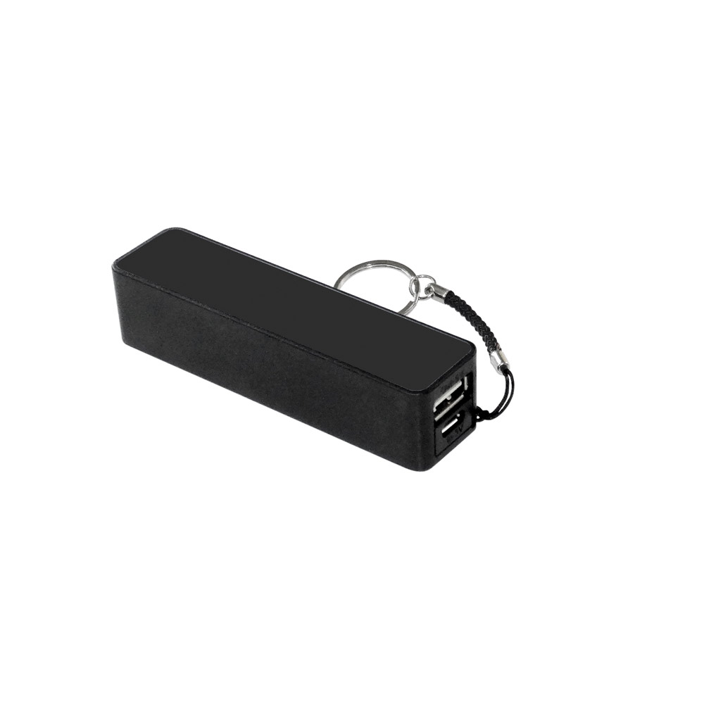 Bateria portátil em ABS com capacidade de 1 200 mAh