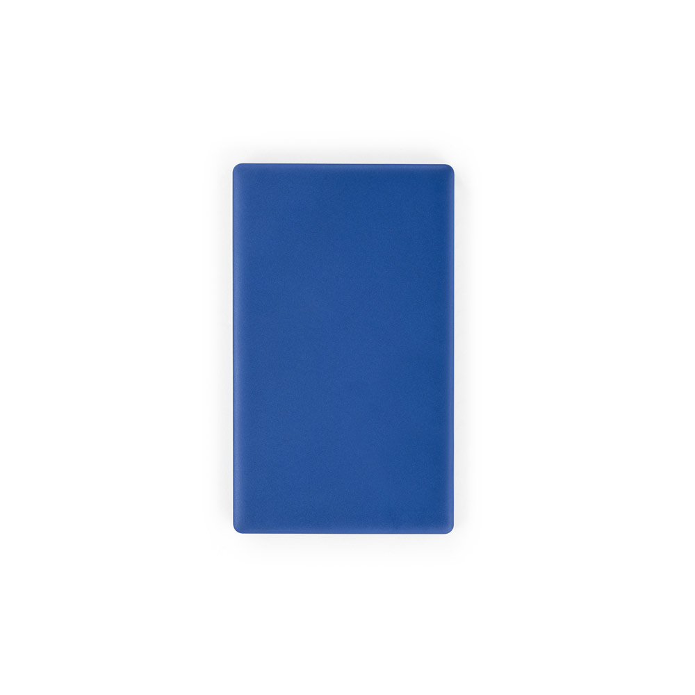 Bateria portátil em ABS 100% reciclado e bateria em lítio com capacidade de 4'000 mAh