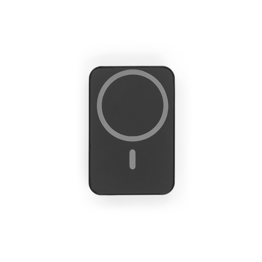 Bateria portátil magnética com carregador por indução super-rápido (10'000 mAh), em ABS 100% reciclado