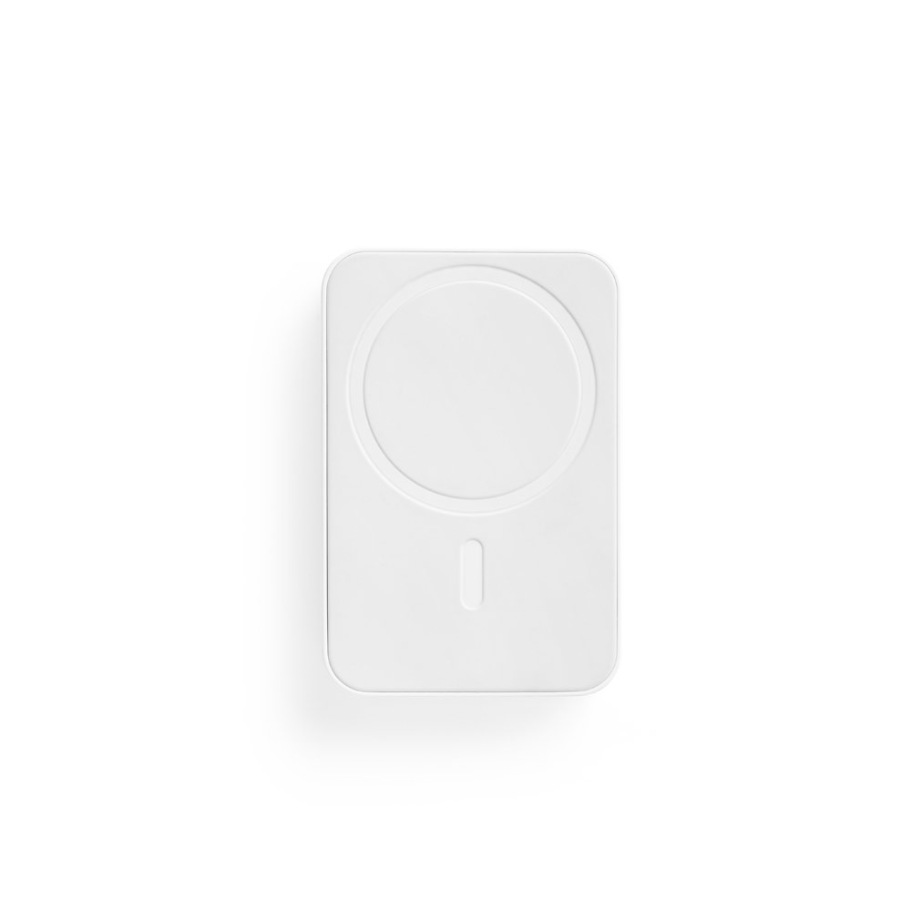 Bateria portátil magnética com carregador por indução super-rápido (10'000 mAh), em ABS 100% reciclado