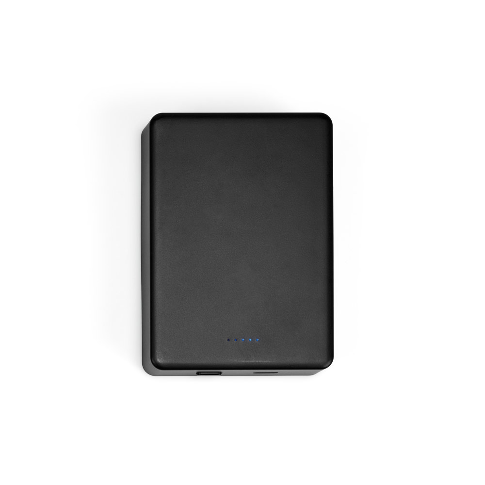 Bateria portátil de carregamento rápido em ABS 100% reciclado com acabamento em mate e capacidade de 10'000 mAh