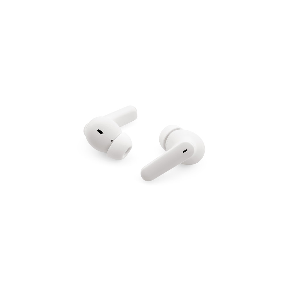 Fone de ouvido wireless com autonomia de 6h, em ABS 100% reciclado