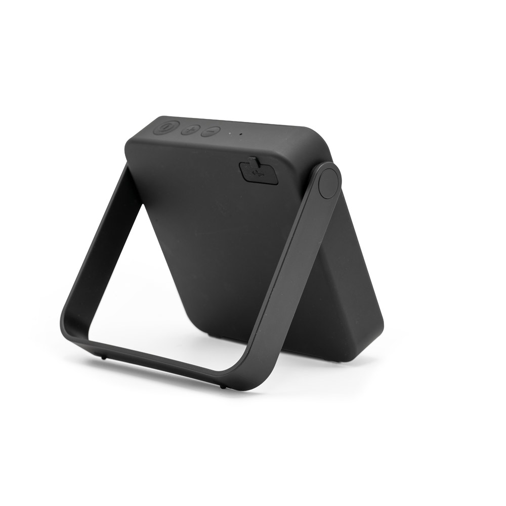 Coluna portátil em ABS 100% reciclado com proteção à prova d'água IPX7