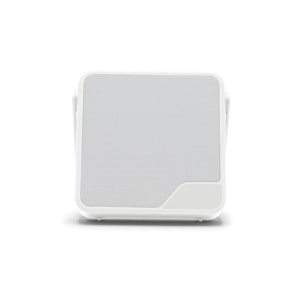 Coluna portátil em ABS 100% reciclado com proteção à prova d'água IPX7