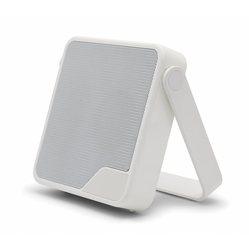 Coluna portátil em ABS 100% reciclado com proteção à prova d'água IPX7