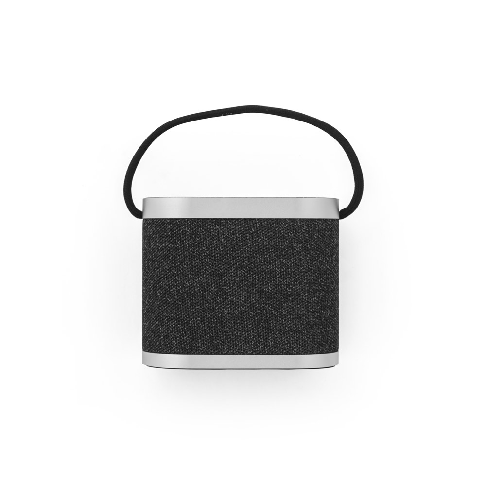 Caixa de som de 15W com carregador wireless super-rápido 15W e 2h de autonomia em bambu e PET 100% reciclado