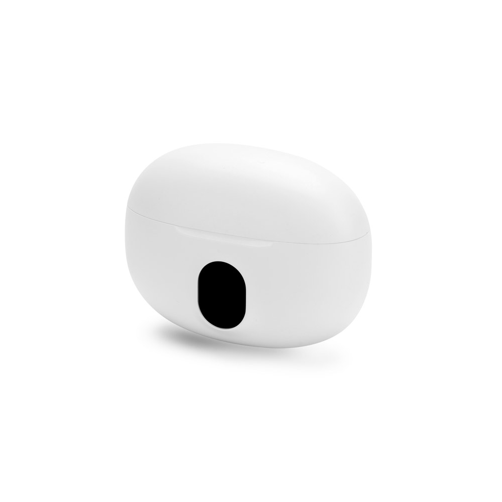 Fones de ouvido wireless em ABS 100% reciclado e autonomia de 4h