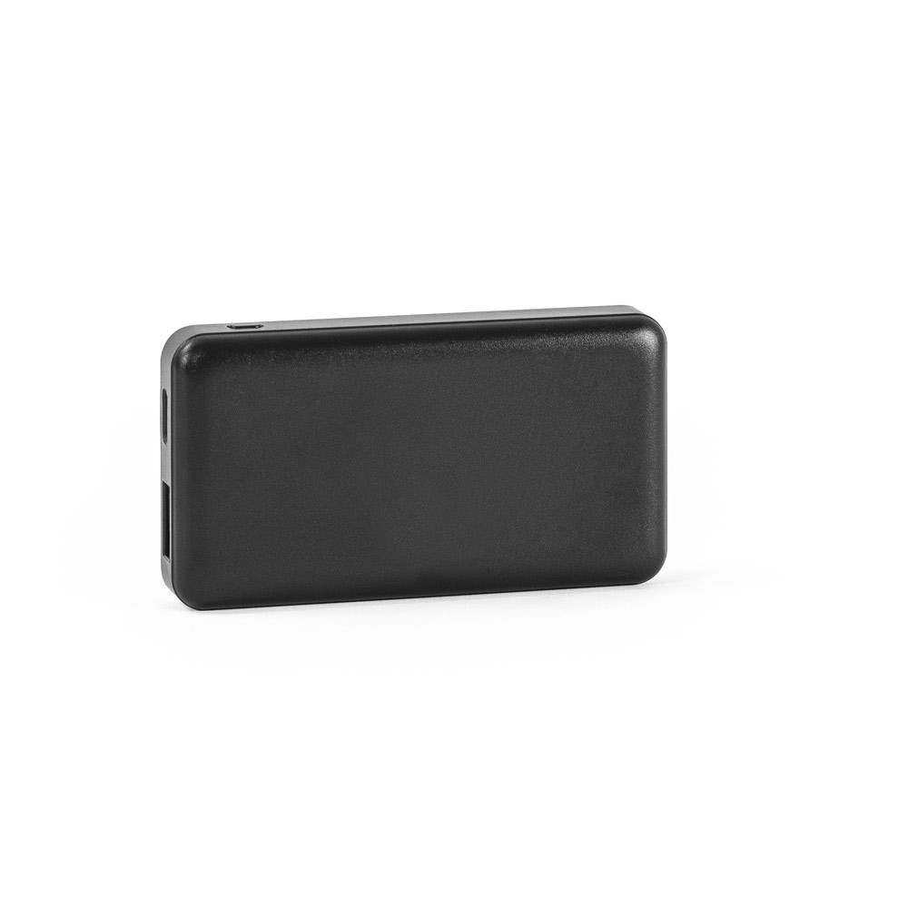 Bateria portátil em ABS 100% reciclado e capacidade de 4'000 mAh