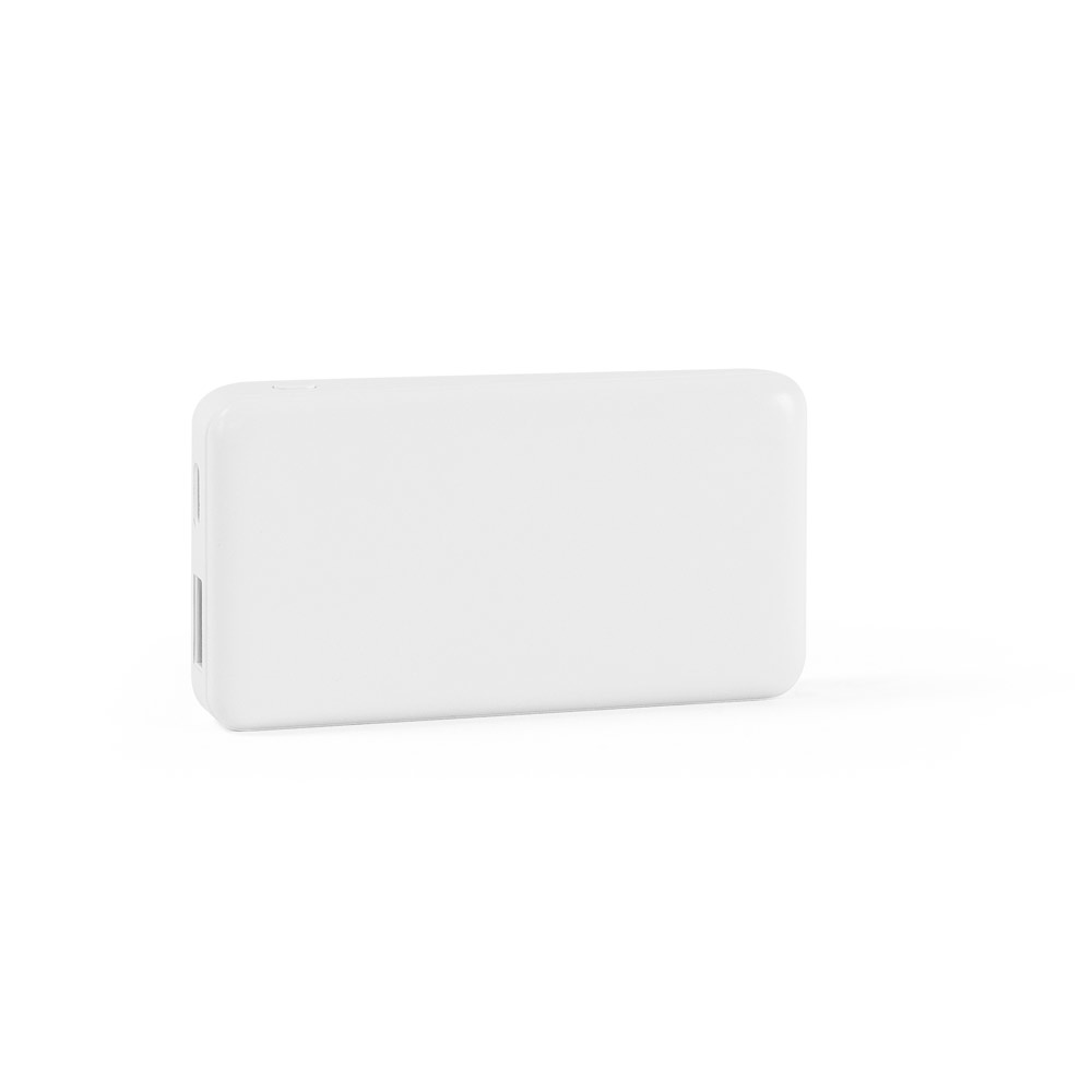 Bateria portátil em ABS 100% reciclado e capacidade de 4'000 mAh