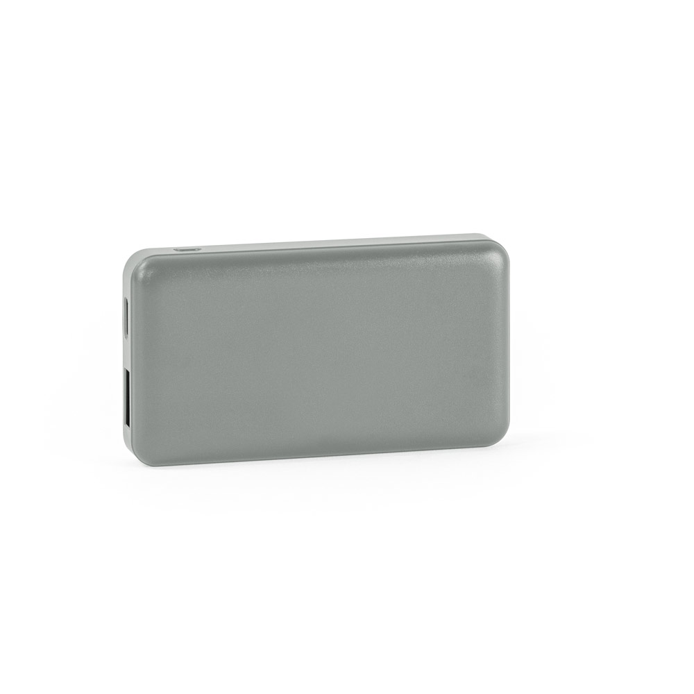 Bateria portátil em ABS 100% reciclado e capacidade de 4'000 mAh