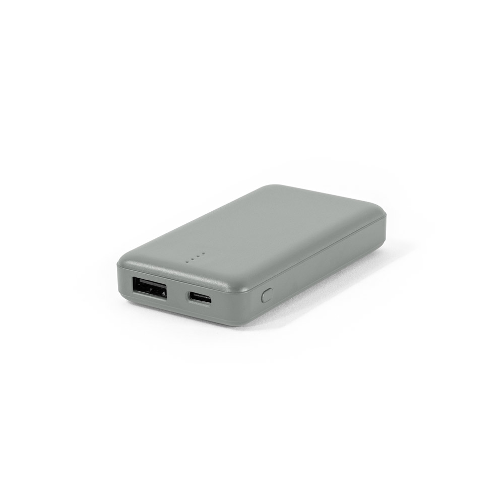 Bateria portátil em ABS 100% reciclado e capacidade de 4'000 mAh