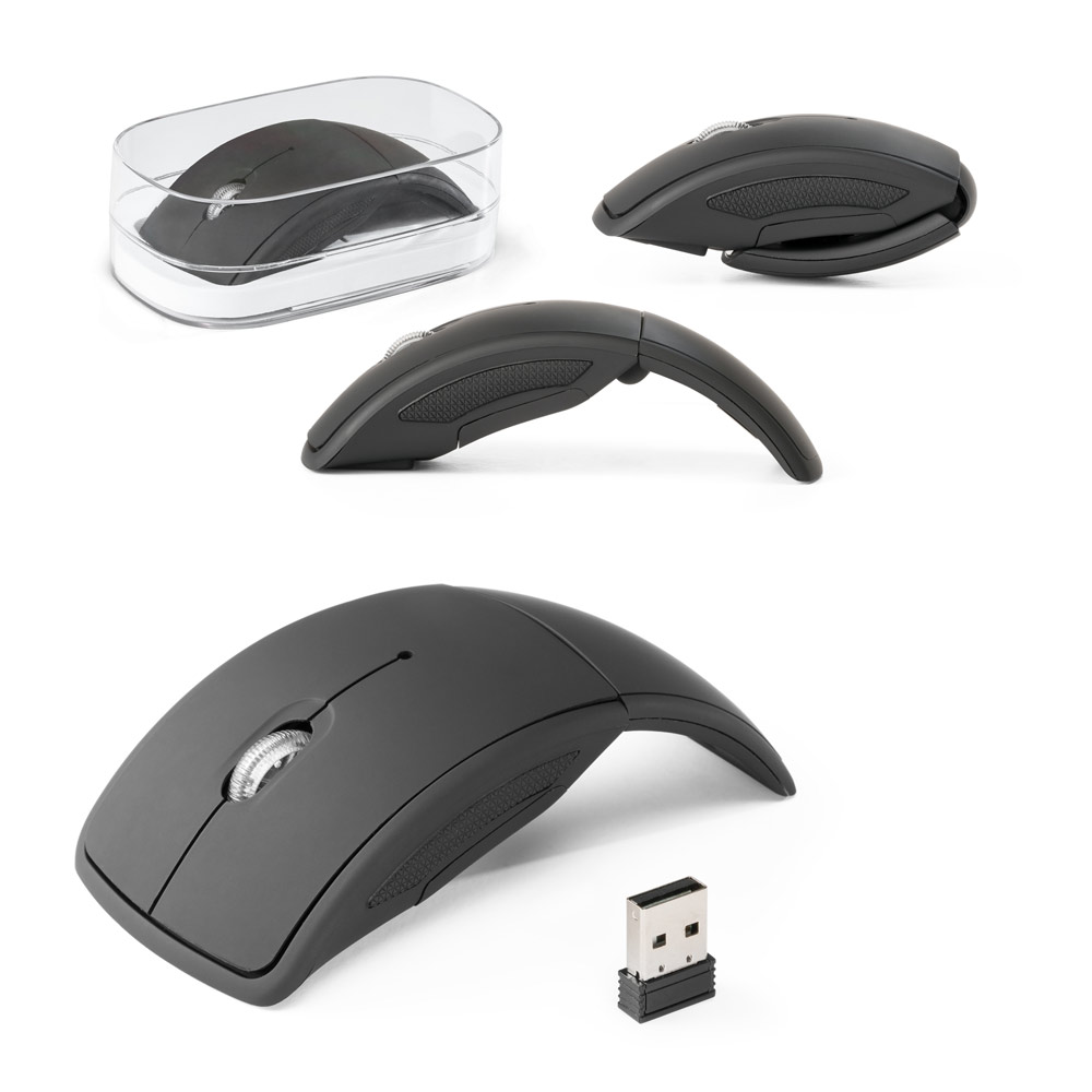 Mouse wireless dobrável 2'4G em ABS