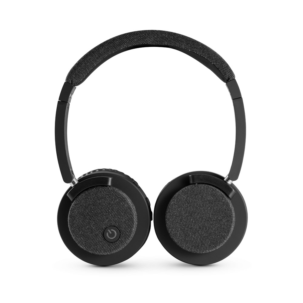 Fones de ouvido sem fios em ABS e tecido com autonomia de 16h