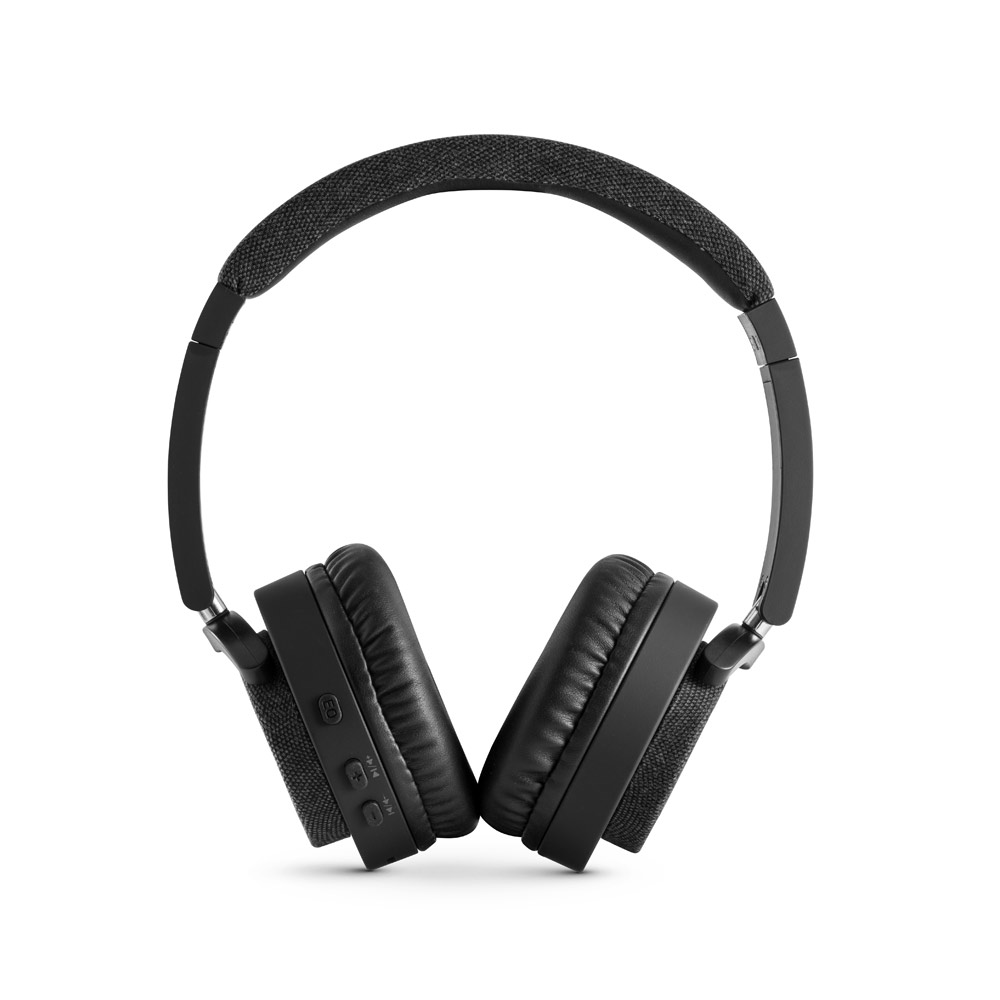 Fones de ouvido sem fios em ABS e tecido com autonomia de 16h