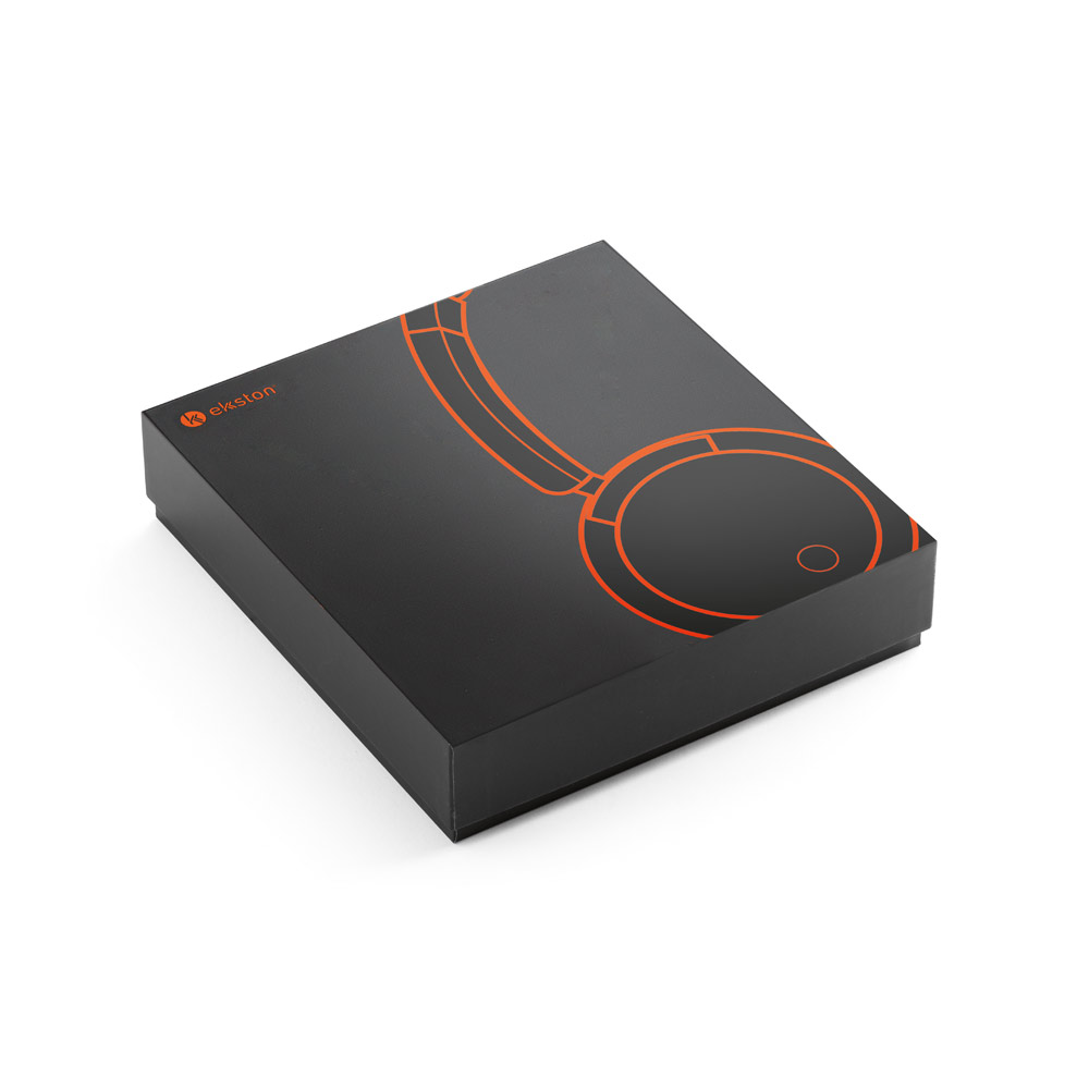 Fones de ouvido sem fios em ABS e tecido com autonomia de 16h