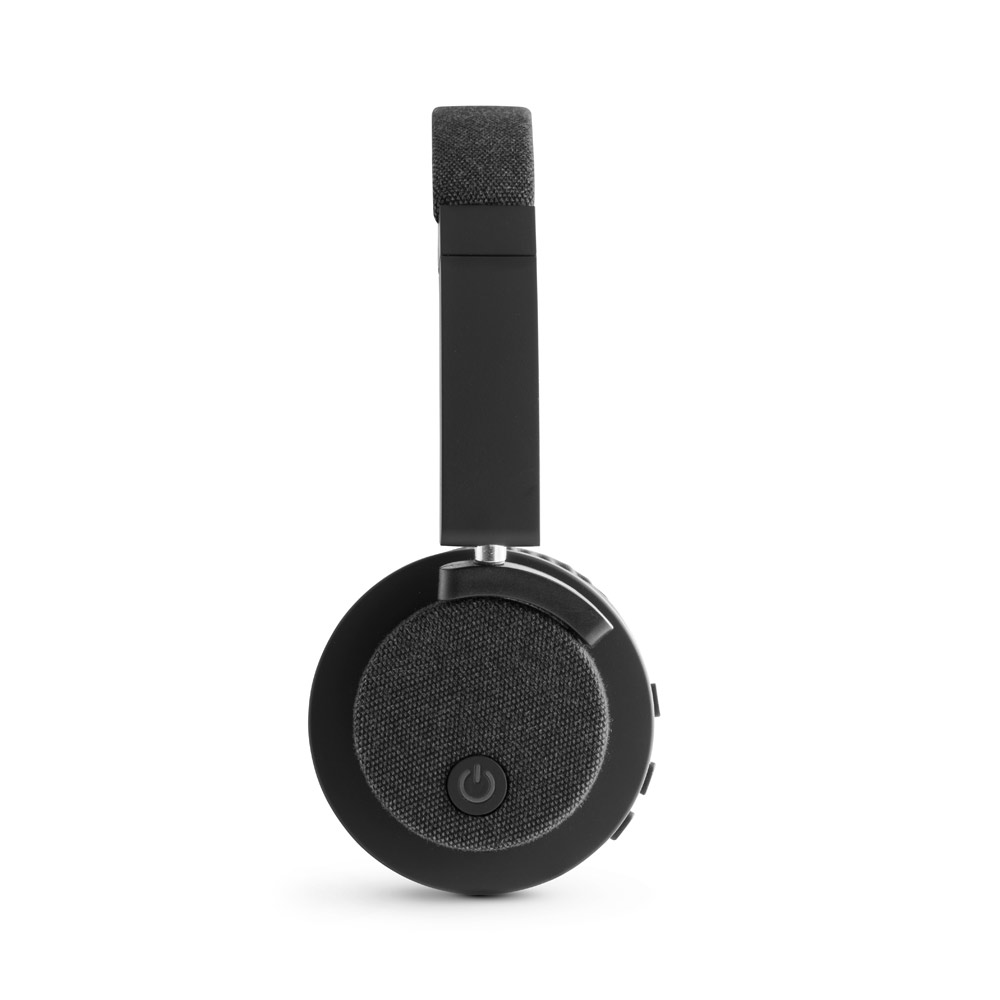 Fones de ouvido sem fios em ABS e tecido com autonomia de 16h