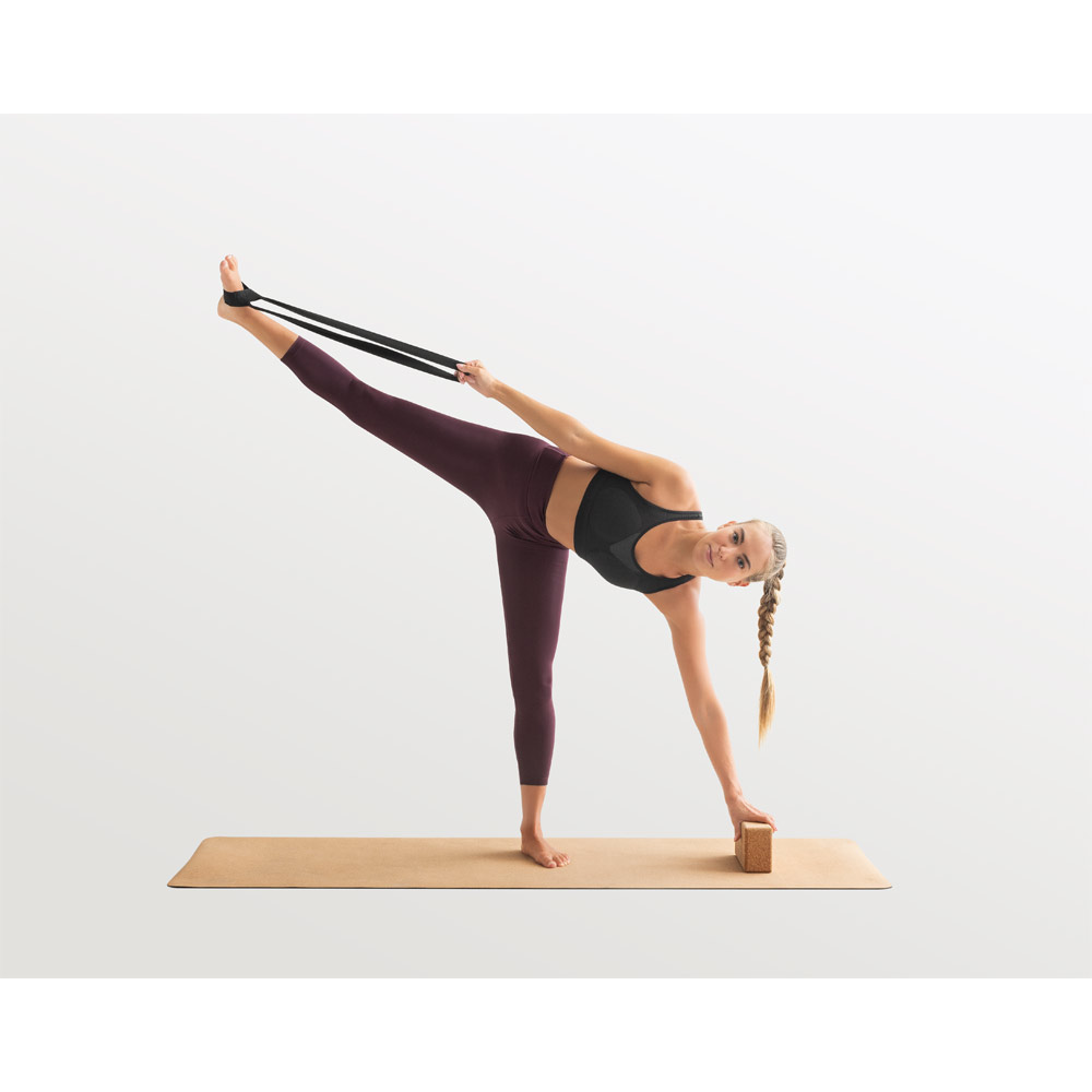 Tapete de exercício para yoga em cortiça e TPE