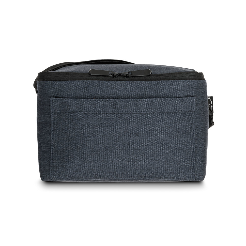 Bolsa térmica em 600D poliéster reciclado com interior forrado em PEVA 6 L