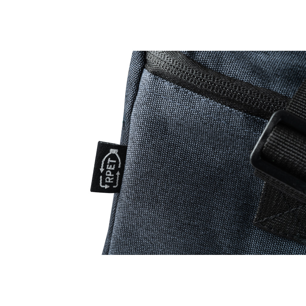 Bolsa térmica em 600D poliéster reciclado com interior forrado em PEVA 6 L