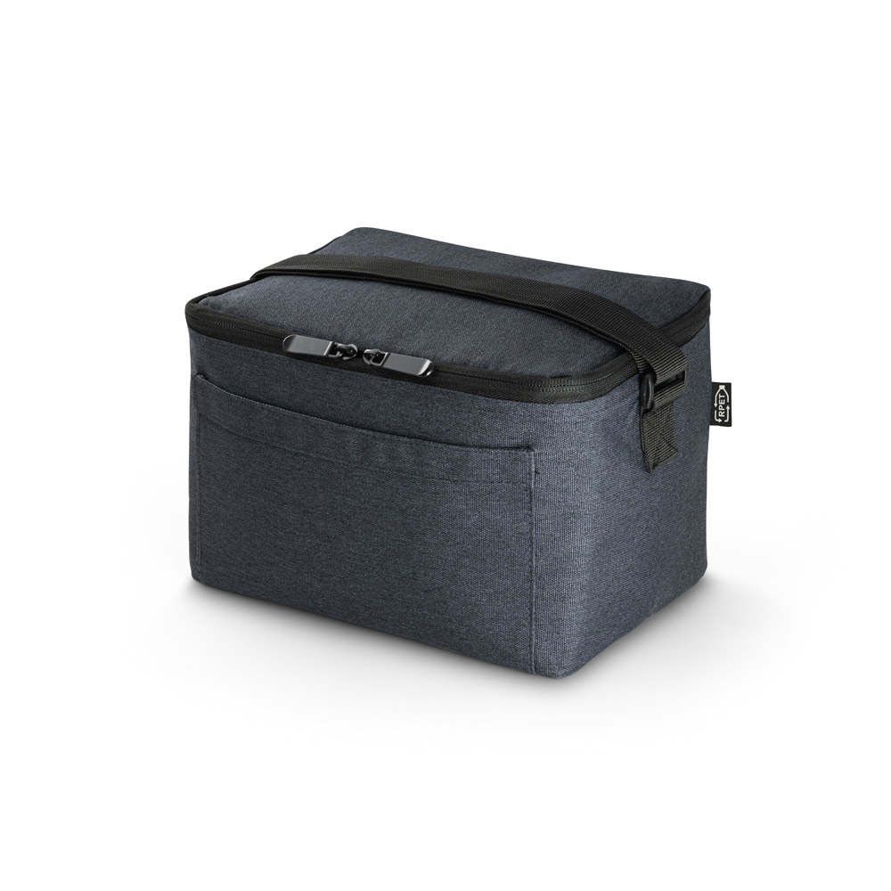 Bolsa térmica em 600D poliéster reciclado com interior forrado em PEVA 6 L